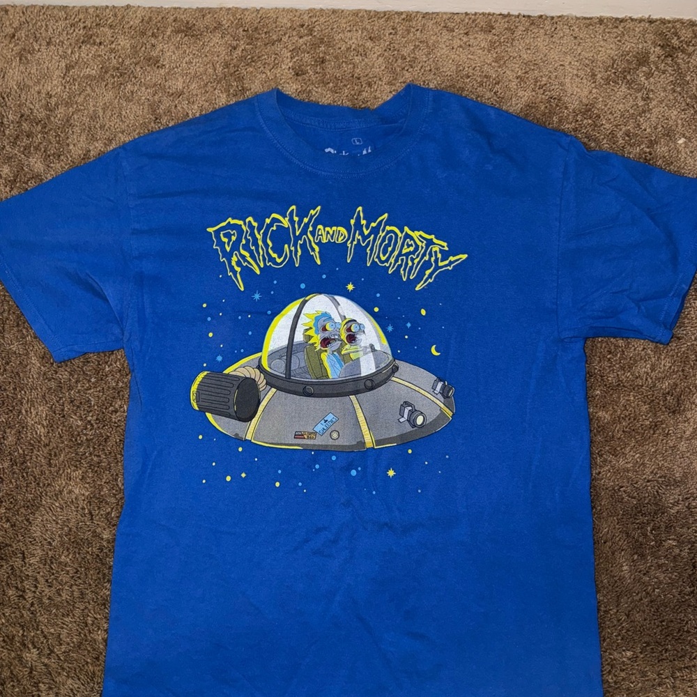 Blue Rick and Morty Kids T-Shirt